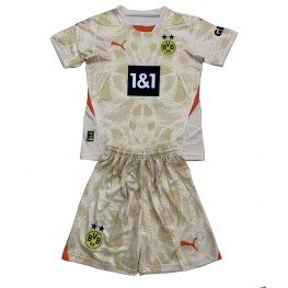 Borussia Dortmund Keeper Thuis tenue Kids 2024-25 Korte Mouw (+ Korte broeken)